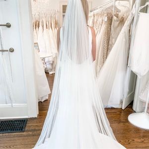 Ivory Cathedral length veil